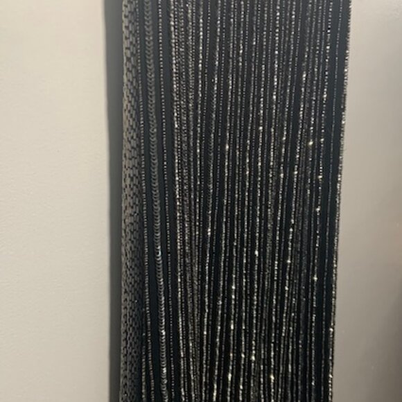 Mango Sequin New Year Holiday Little Black Dress Cocktail Party - Size 8 - Picture 9 of 9